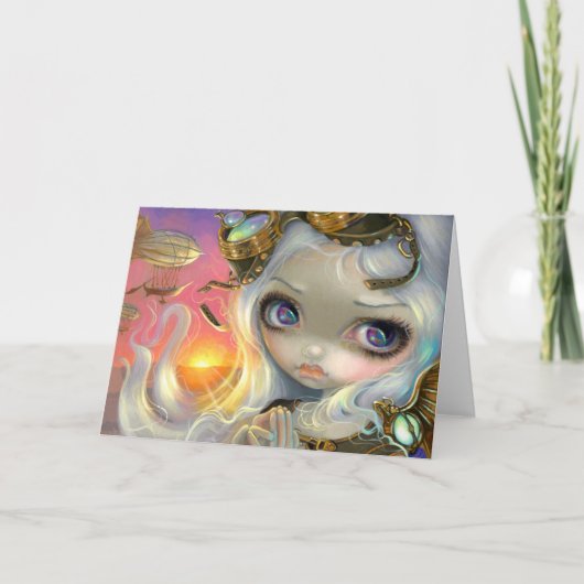 "吹きさらしの"挨拶状 カード (正面)