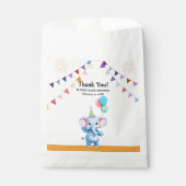 吹きカラフル出し付きベビーゾウ フェイバーバッグ (正面)