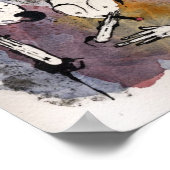 吹き付ける ポスター (角)