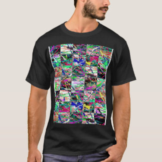 吹き付けアートクールパターン Tシャツ