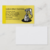 吹き付け塗装銃 名刺 (正面/裏面)