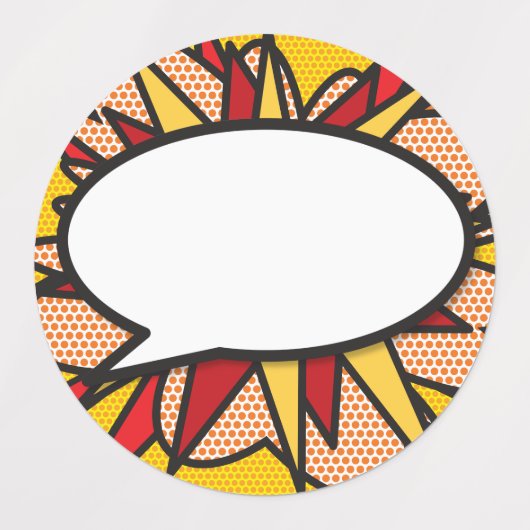 吹き出しおもしろいレトロ漫画ブックアーポップ・アートのト ラベル (デザイン2)