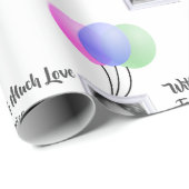 吹き出しのあるフォトフレーム ラッピングペーパー (ロールコーナー)