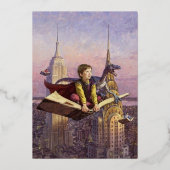 吹き出しアー想像ト 箔招待状 (裏面)