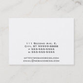 吹き出しカード[3dスタイル] 名刺 (裏面)