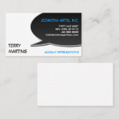 吹き出しカードII 名刺 (正面/裏面)