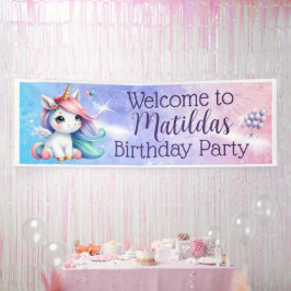 吹き出し付きユニコーン屋内/屋外バナー 横断幕