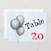 吹き出し表の番号葉書 ポストカード (正面/裏面)