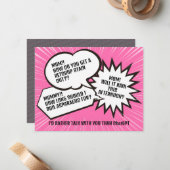 吹き出し |母の日のサンキューカード ノートカード (正面/裏面インサイチュ)