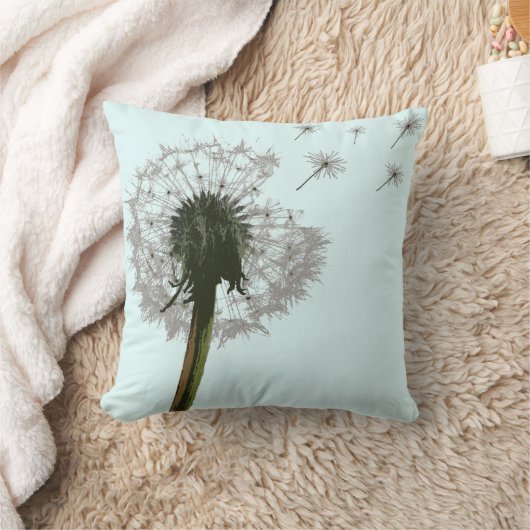 吹くタンポポ枕を分散させる種 クッション (ブランケット)