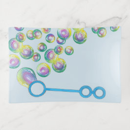 吹のバブル虹色のバブルの杖 トリンケットトレー