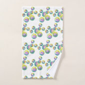 吹のバブル虹色のバブルの杖 バスタオルセット (ハンドタオル)