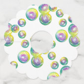 吹のバブル虹色のバブルの杖 ワイングラスタグ (裏面)