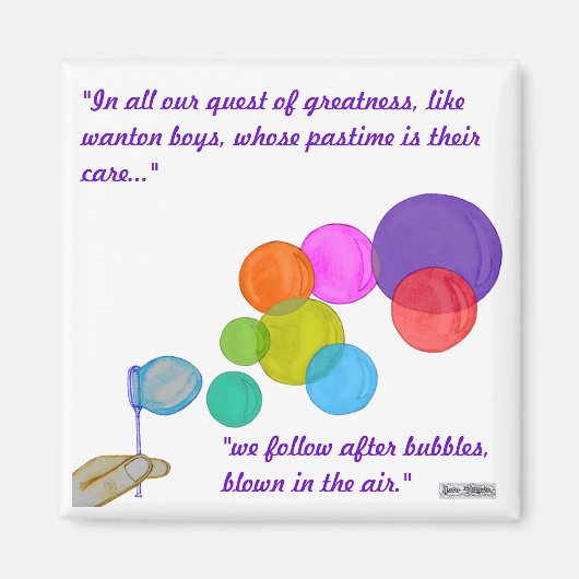 吹のバブル マグネット (正面)