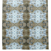 吹の岩の木星フロリダレフェイクース シャワーカーテン (正面)