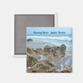 吹の岩Jupiter Florida Photographic マグネット (正面/裏面)