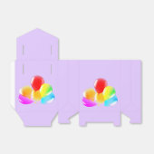 吹カラフルき出し – ハッピーパーティー フェイバーボックス (折り畳みなし)