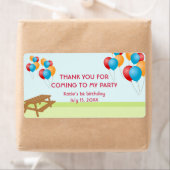 吹カラフル気室屋外ピクニックパーティービーフラベル ラベル (インサイチュ)