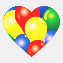 吹カラフル気誕生会テンプレート