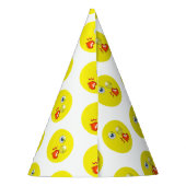 吹キスラブ絵文字 パーティーハット (裏面)