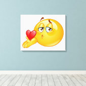 吹キス キャンバスプリント (インサイチュ (ウッドフロア))