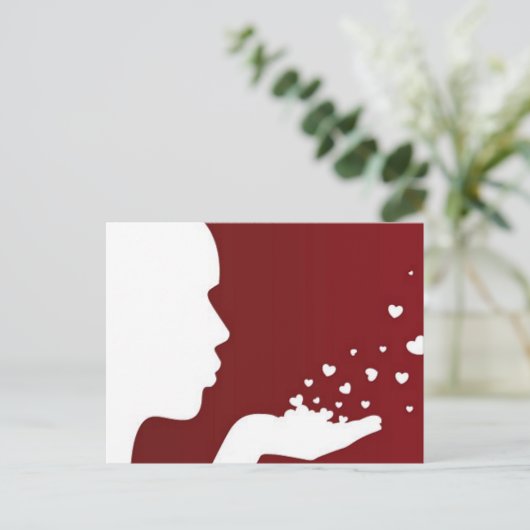 吹キス ポストカード (スタンド正面)