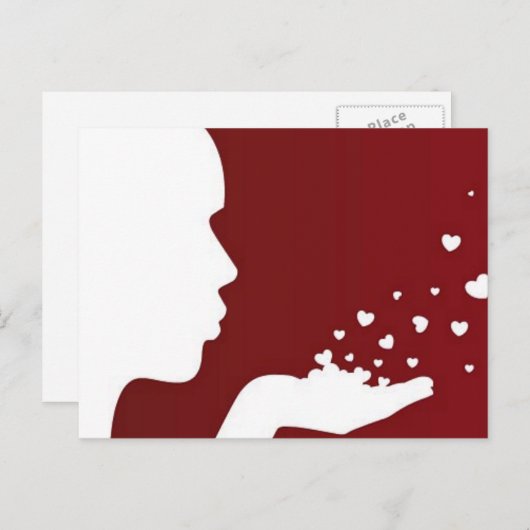 吹キス ポストカード (正面/裏面)