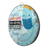 吹ダーツ+ダーツボード ダーツボード (正面右)