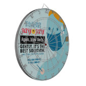 吹ダーツ+ダーツボード ダーツボード (正面左)