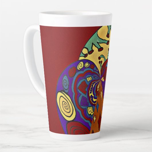 吹上 カフェラテマグ (左アングル)