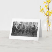 吹奏楽隊アラスカ1920年 カード (黄色い花)