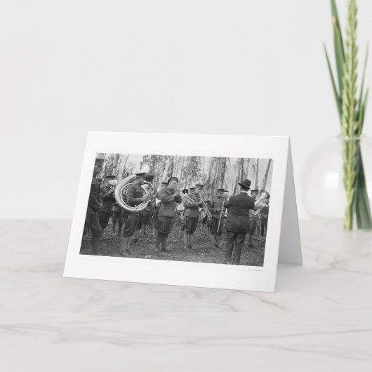 吹奏楽隊アラスカ1920年 カード (正面)