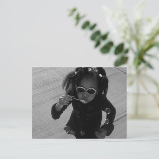 吹泡 ポストカード (スタンド正面)