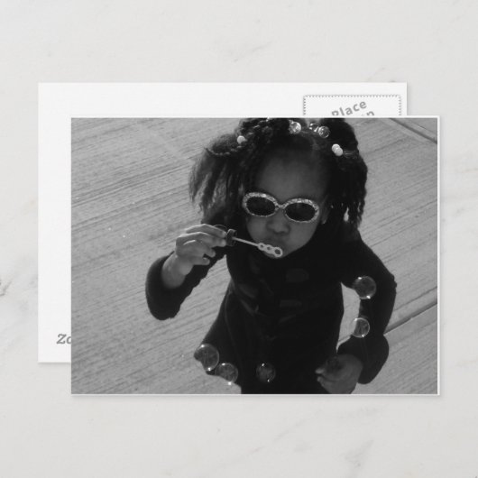 吹泡 ポストカード (正面/裏面)