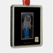 吹牛乳の泡 メタルオーナメント (右)