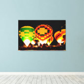 吹白熱［赤熱］光を放つき キャンバスプリント (インサイチュ (ウッドフロア))