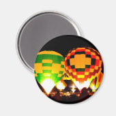 吹白熱［赤熱］光を放つき マグネット (正面/裏面)