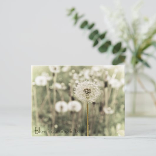 吹簡単さ ポストカード (スタンド正面)