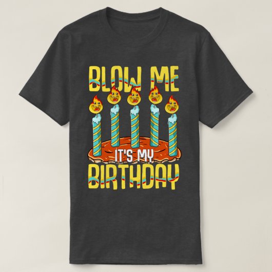 吹誕生日 Tシャツ (デザイン正面)