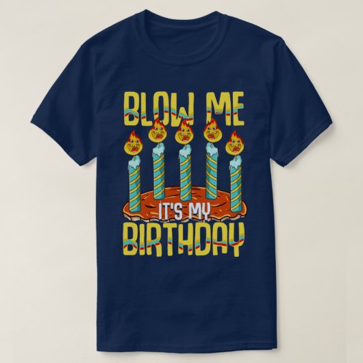 吹誕生日 Tシャツ (デザイン正面)