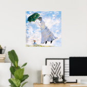 吹遠くに ポスター (ホームオフィス)