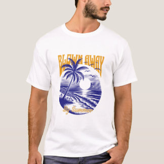 吹遠くにBy Summer -レトロビーチビーベスティー Tシャツ