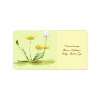 吹遠くにDandelion ラベル