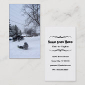 吹雪おもしろい 名刺 (正面/裏面)