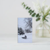 吹雪おもしろい 名刺 (スタンド正面)