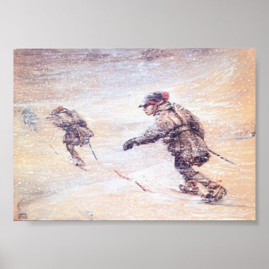 吹雪のラップランド – Lappar i snostorm ポスター (正面)