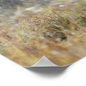 吹雪の中でブルムースと《植物》アスペンの木々 ポスター (角)