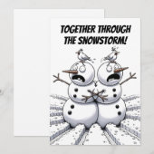 吹雪の中で一緒に！ シーズンカード (正面/裏面)