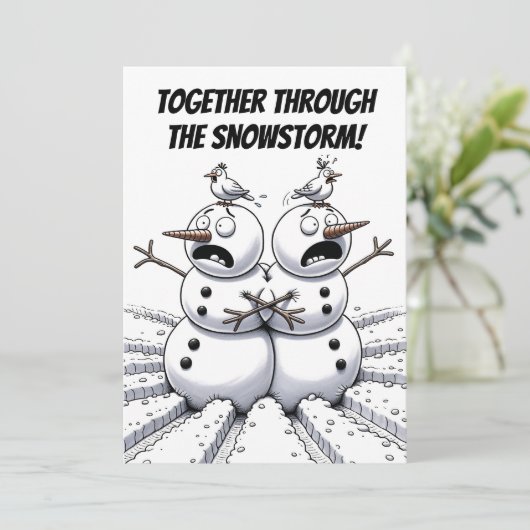 吹雪の中で一緒に！ シーズンカード (スタンド正面)