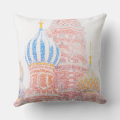 吹雪の中の聖バジル大聖堂 クッション (裏面)